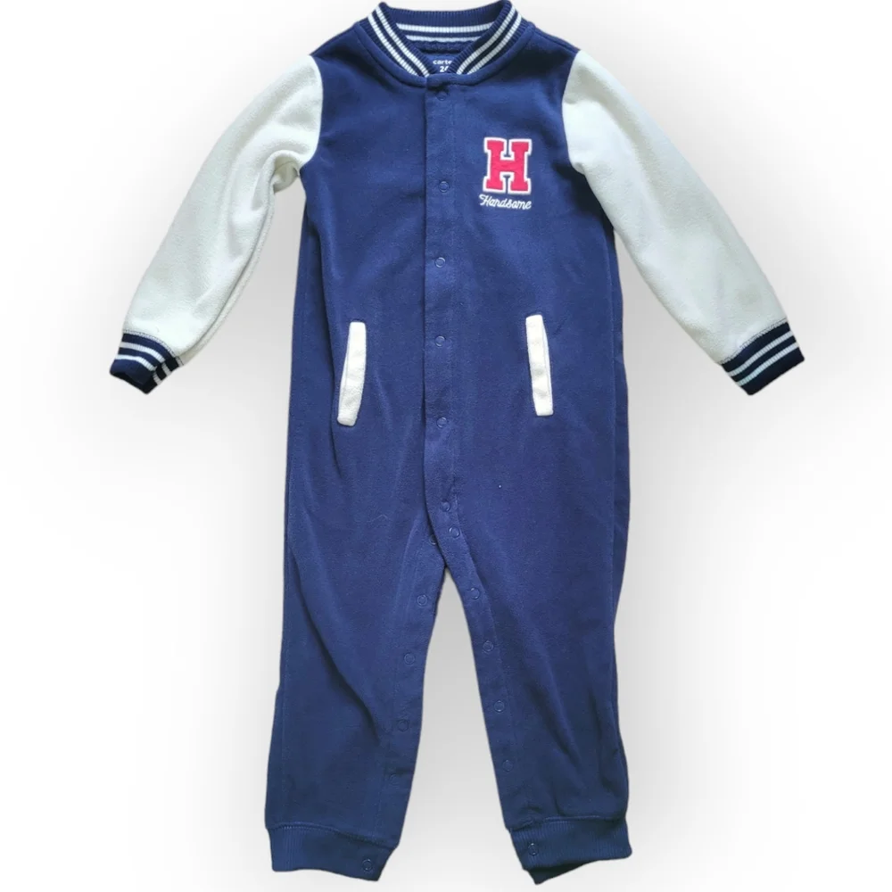 Carter's 24 M Toddler Boy Fleece Bodysuit